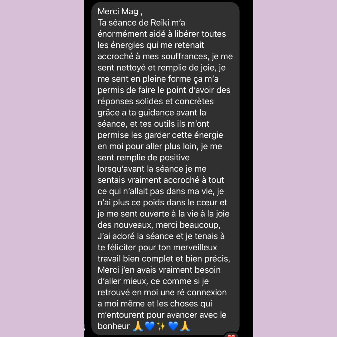 Soin de libération émotionnelle et énergétique